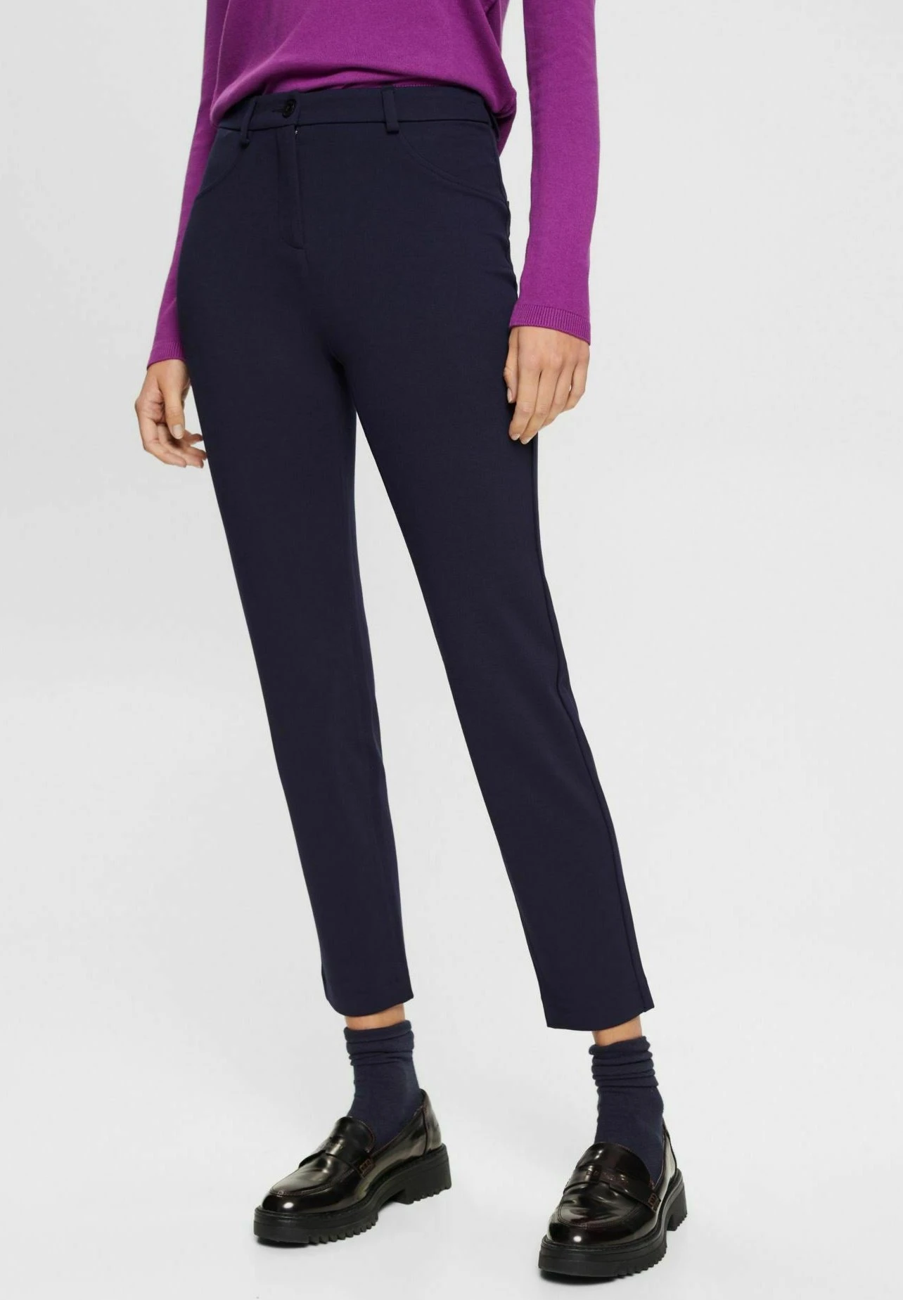 ESPRIT Woven RegularPantaloniNavy Donna Pantaloni ES121A128-K11 2 ESPRIT Woven RegularPantaloniNavy Donna Pantaloni ES121A128-K11 - immagine 2