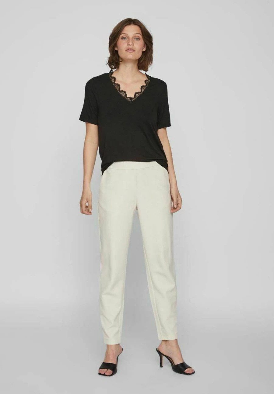 Vila Mit Kurzen Ärmeln V-AusschnittT-Shirt Con StampaBlack Donna T-shirt E Top V1021D1ER-Q11 2 Vila Mit Kurzen Ärmeln V-AusschnittT-Shirt Con StampaBlack Donna T-shirt E Top V1021D1ER-Q11 - immagine 2