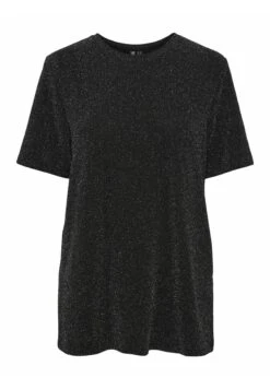 Pieces Pclina - T-Shirt Con Stampa - Black