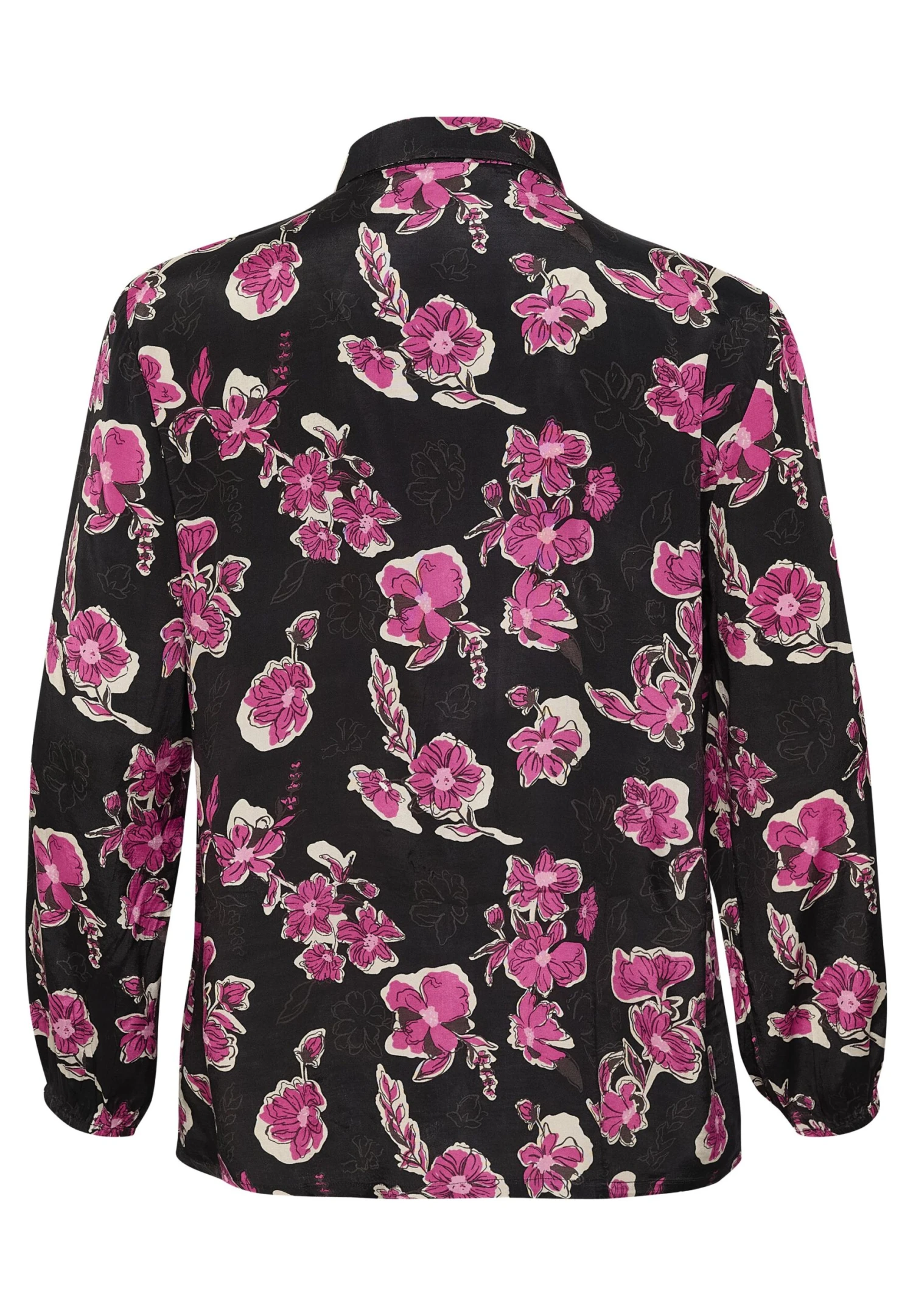 Polla CamiciaFuchsia Red Flower Print Donna Camicie E Bluse KAN21E0CJ-J11 6 Polla CamiciaFuchsia Red Flower Print Donna Camicie E Bluse KAN21E0CJ-J11 - immagine 6