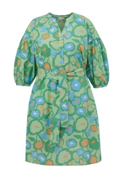 Triangle Mit Alloverprint - Vestito Estivo - Grün