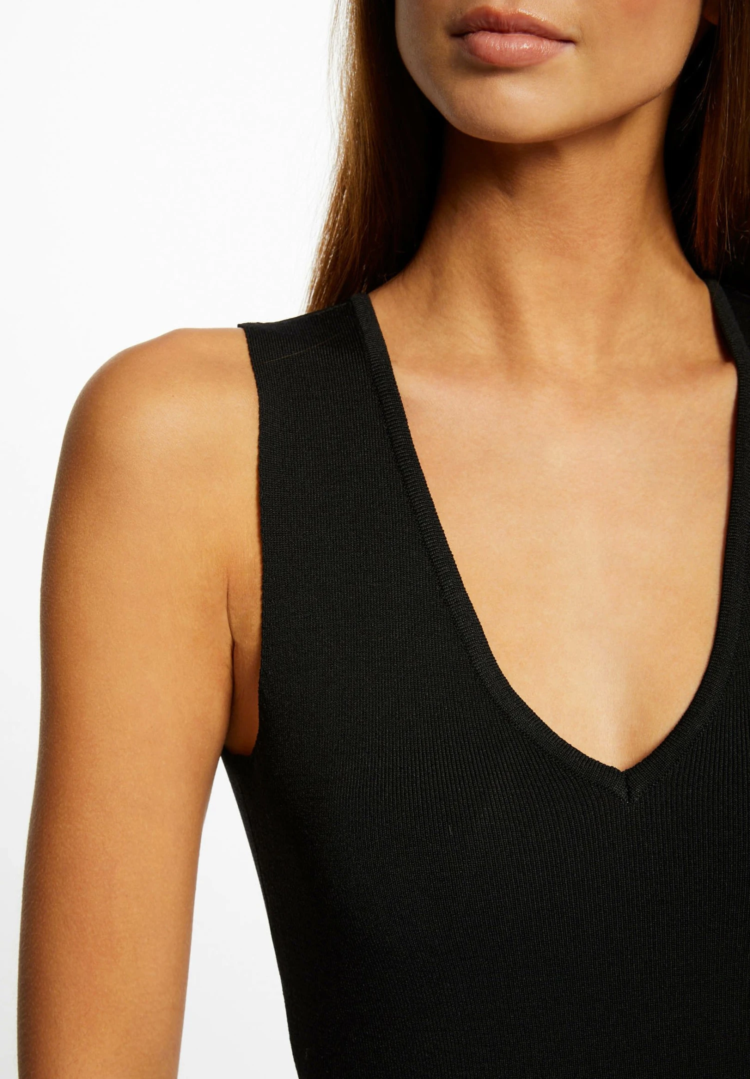 MORGAN Fitted With OpeningTubinoBlack Donna Vestiti M5921C16N-Q11 4 MORGAN Fitted With OpeningTubinoBlack Donna Vestiti M5921C16N-Q11 - immagine 4