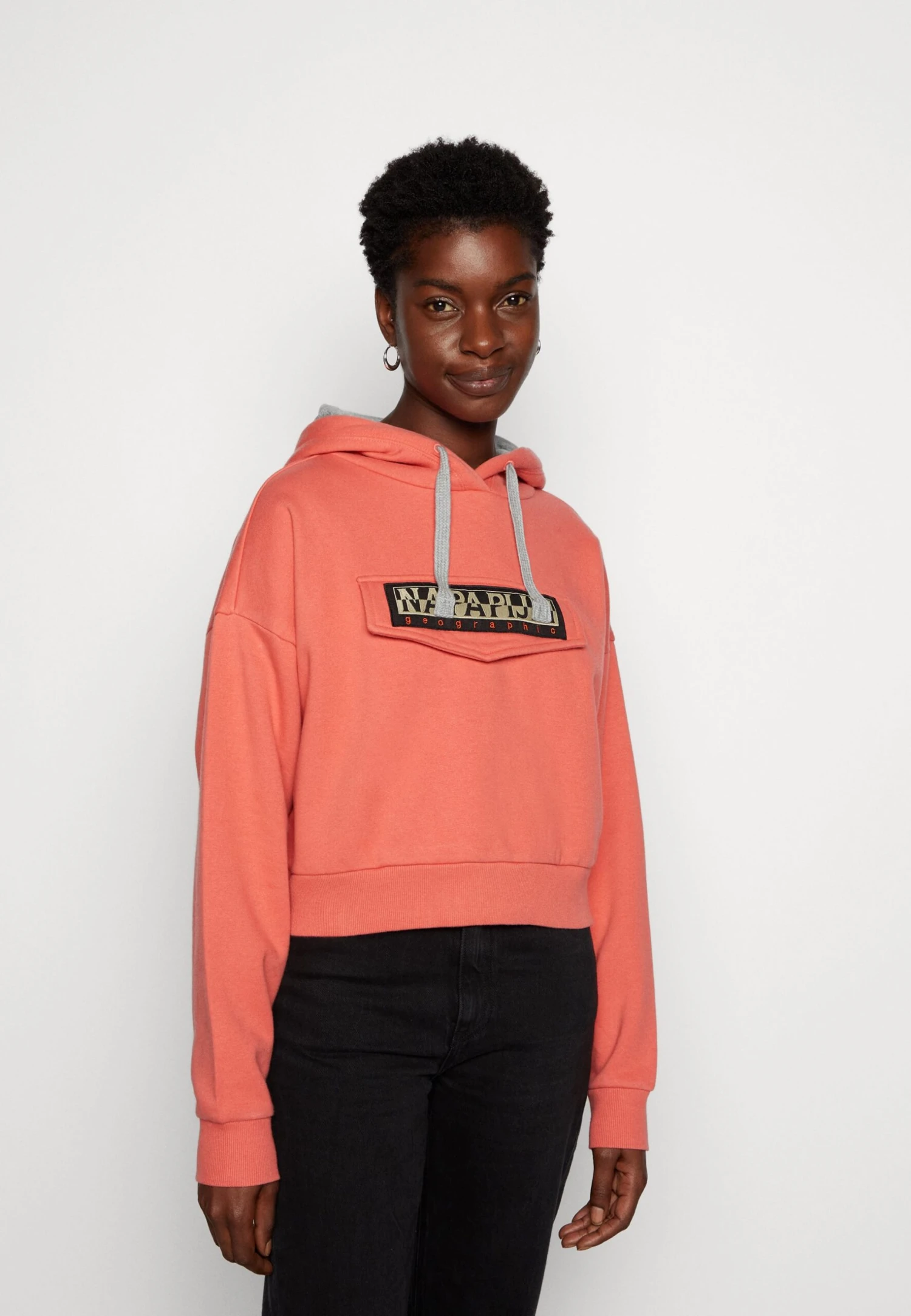 Napapijri Burgee Felpa Con CappuccioPink Raspberry Donna Felpe NA621J04E-G11 1 Napapijri Burgee Felpa Con CappuccioPink Raspberry Donna Felpe NA621J04E-G11