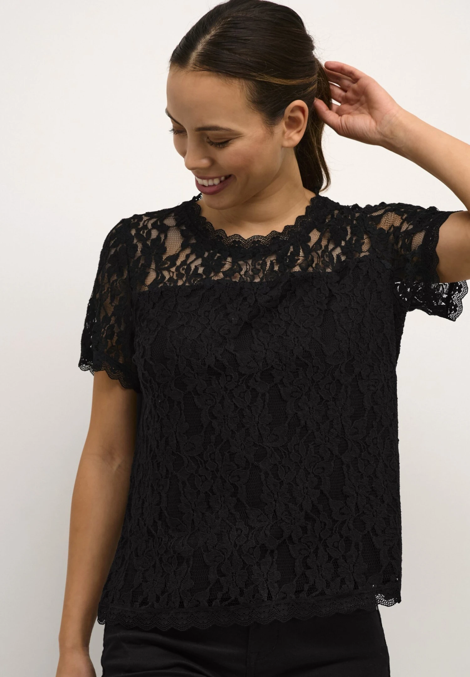 Cream Crkit Ss - Camicetta - Pitch Black 4 Cream Crkit Ss - Camicetta - Pitch Black - immagine 4