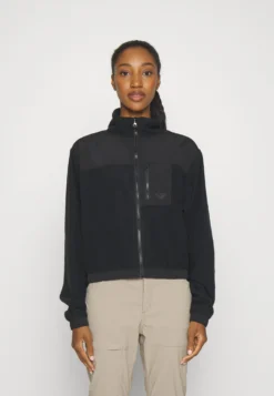 Roxy Waves Of Warmth Zip Up JacketGiacca In PileAnthracite Donna Felpe RO541G06D-Q11