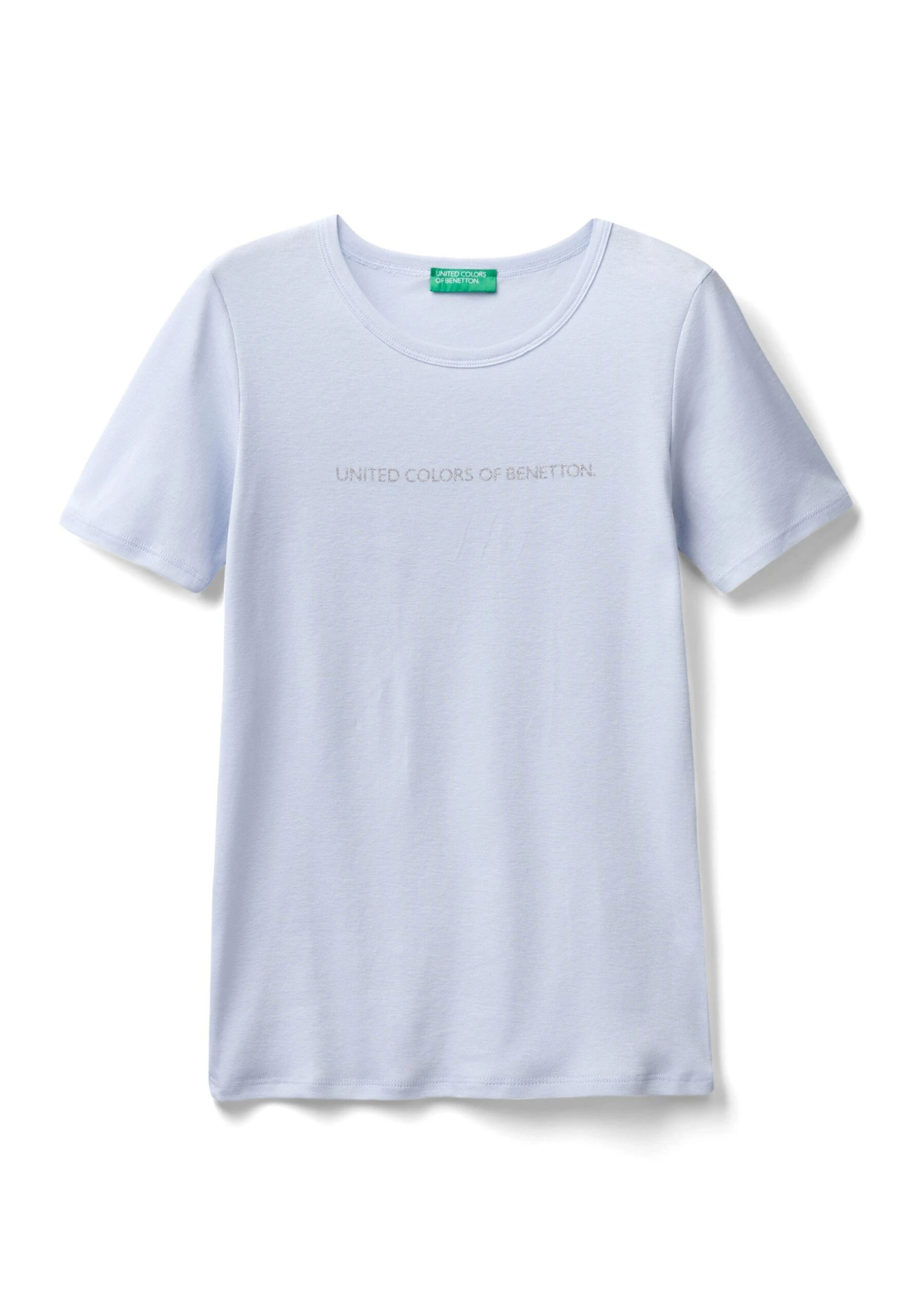 With Glitter Print LogoT-Shirt Con StampaBlue Donna T-shirt E Top 4BE21D0JL-K11 1 With Glitter Print LogoT-Shirt Con StampaBlue Donna T-shirt E Top 4BE21D0JL-K11