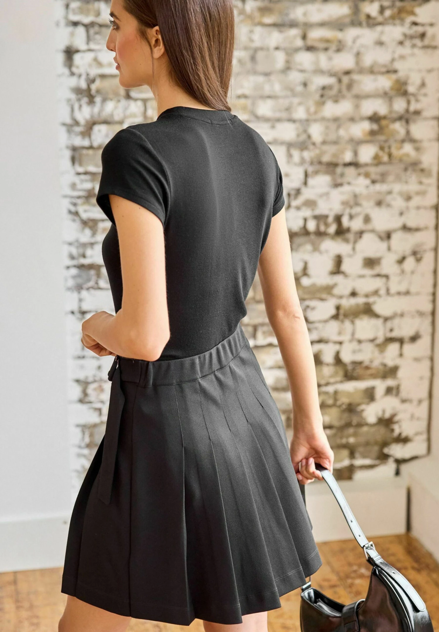 Next Pleated Mini Skirt TallGonna A PiegheBlack Donna Gonne NX321B0P0-Q11 2 Next Pleated Mini Skirt TallGonna A PiegheBlack Donna Gonne NX321B0P0-Q11 - immagine 2