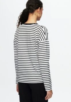 Maglietta A Manica LungaStriped White Donna T-shirt E Top ADK21D002-A11 -Vendite Next bee8e6dd33fe423faa7bf034494834c3