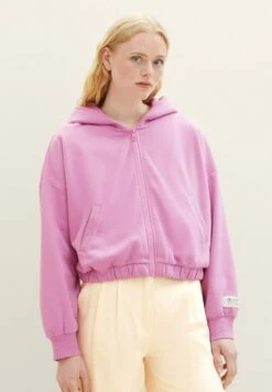 TOM TAILOR Denim Felpa Con ZipBlueberry Blush Donna Felpe TO721J0DB-I11