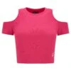 Freddy Crop Slim Fit In Con Oblò Sulle SpalleT-Shirt BasicFuxia Donna T-shirt E Top F1941D06F-J11