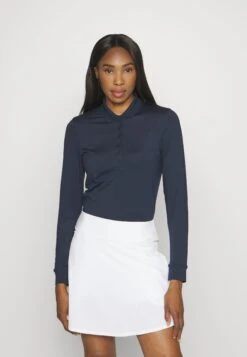 PUMA Golf Cloudspun LongsleevePoloDeep Navy Donna T-shirt E Top PU541D01F-K12