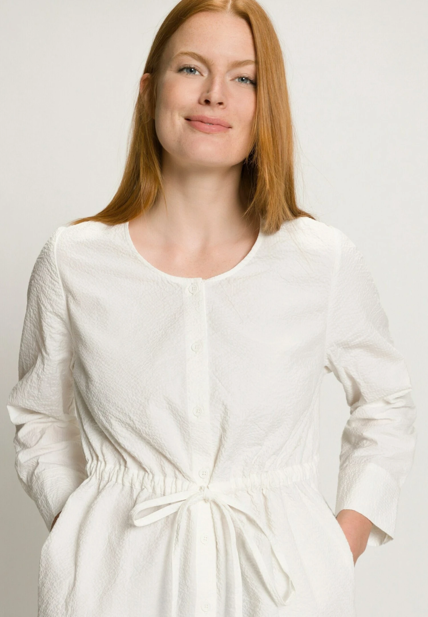 Ulla Popken CamicettaBlanc Cassé Donna Camicie E Bluse UP121E1X0-A11 3 Ulla Popken CamicettaBlanc Cassé Donna Camicie E Bluse UP121E1X0-A11 - immagine 3