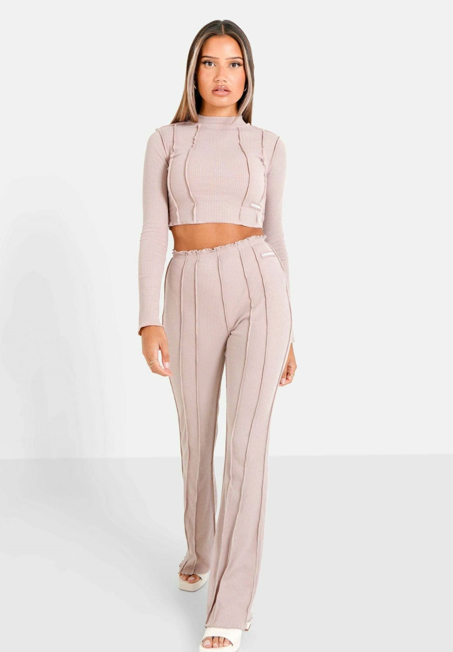 SIXTH JUNE SeamsPantaloniLight Pink Donna Pantaloni SIB21A01T-J11 2 SIXTH JUNE SeamsPantaloniLight Pink Donna Pantaloni SIB21A01T-J11 - immagine 2