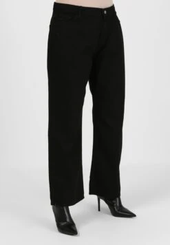 Plus SizeAliaPantaloniBlack Donna Pantaloni MHR21A06P-Q11