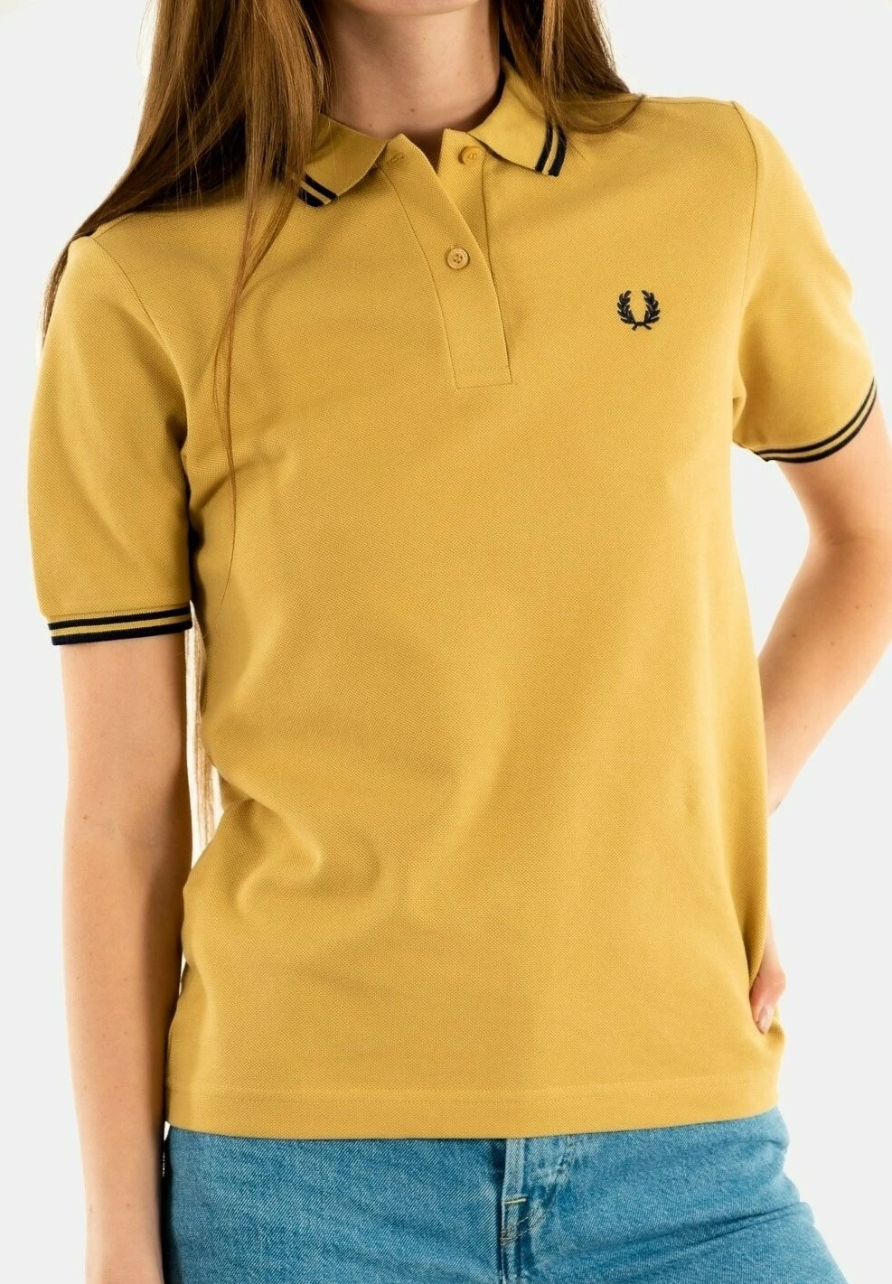 Fred Perry PoloJaune Donna T-shirt E Top FR821D004-E11 3 Fred Perry PoloJaune Donna T-shirt E Top FR821D004-E11 - immagine 3