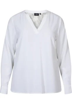Zizzi Long-Sleeved With Lace DetailCamicettaBright White Donna Camicie E Bluse Z1721E2LZ-A11 -Vendite Next c61b5d7493214b49a697bf3360bd2376 scaled