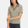 Betty Barclay Mit RingelPoloKhaki White Donna T-shirt E Top 2BE21D0XQ-M11