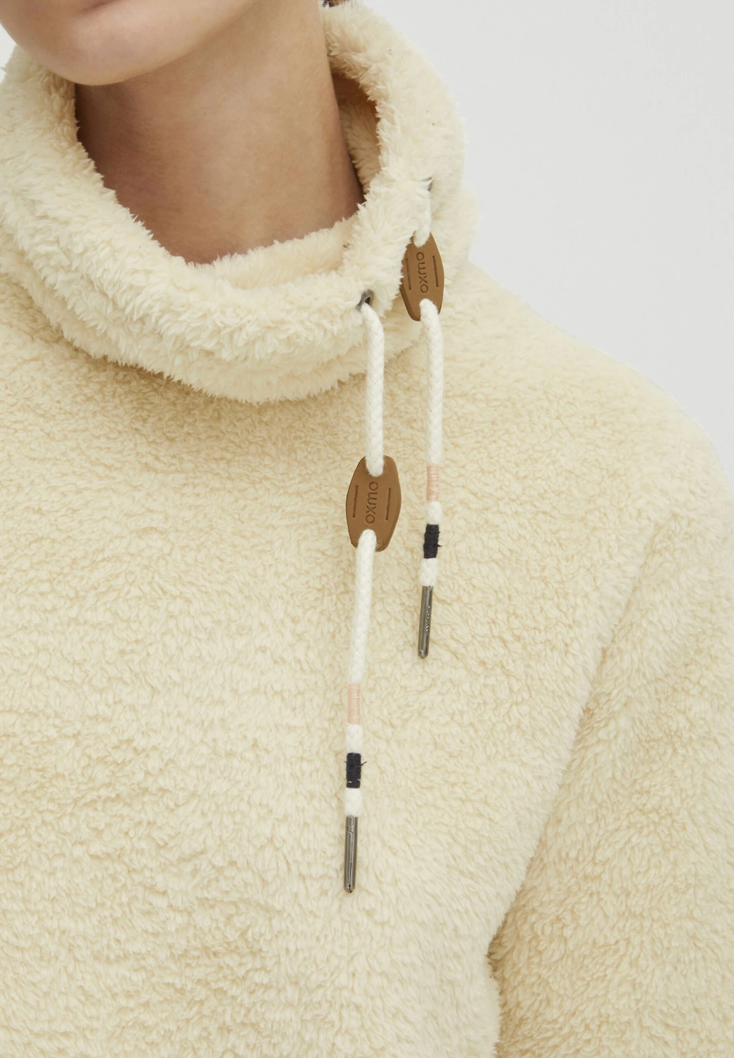 OXMO OxannikiFelpa In PileCloud Dancer Donna Felpe 1OX21I01N-A11 4 OXMO OxannikiFelpa In PileCloud Dancer Donna Felpe 1OX21I01N-A11 - immagine 4