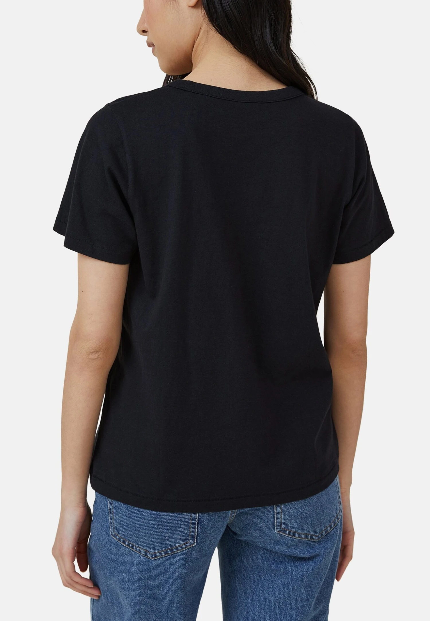 COTTON ON The 91 Classic OrganicT-Shirt BasicBlack Donna T-shirt E Top C1Q21D06W-Q11 3 COTTON ON The 91 Classic OrganicT-Shirt BasicBlack Donna T-shirt E Top C1Q21D06W-Q11 - immagine 3