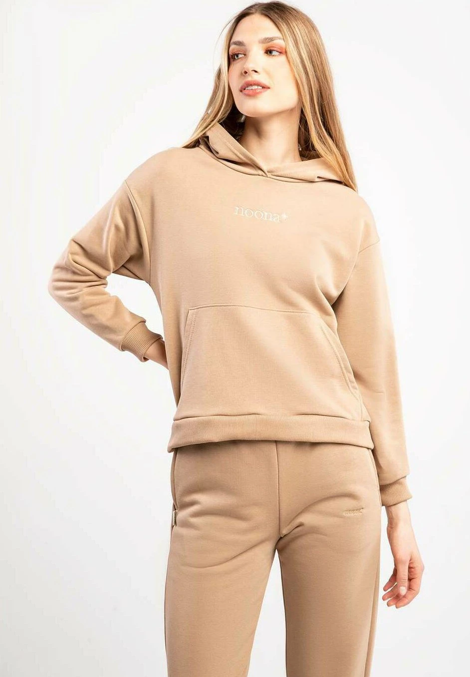 Hae- Felpa Con Cappuccio - Camel 3 Hae- Felpa Con Cappuccio - Camel - immagine 3