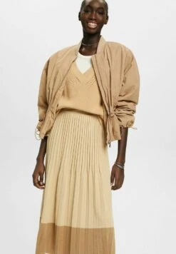 ESPRIT Plissierter- Gonna A Campana - Light Beige -Vendite Next cc8a0e58cf19416b940e3aaa798f5df8