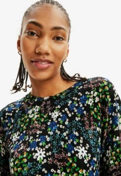 Desigual Slim Floral - Felpa - Black -Vendite Next ccedf52b66984a5087920c2c0298ed67