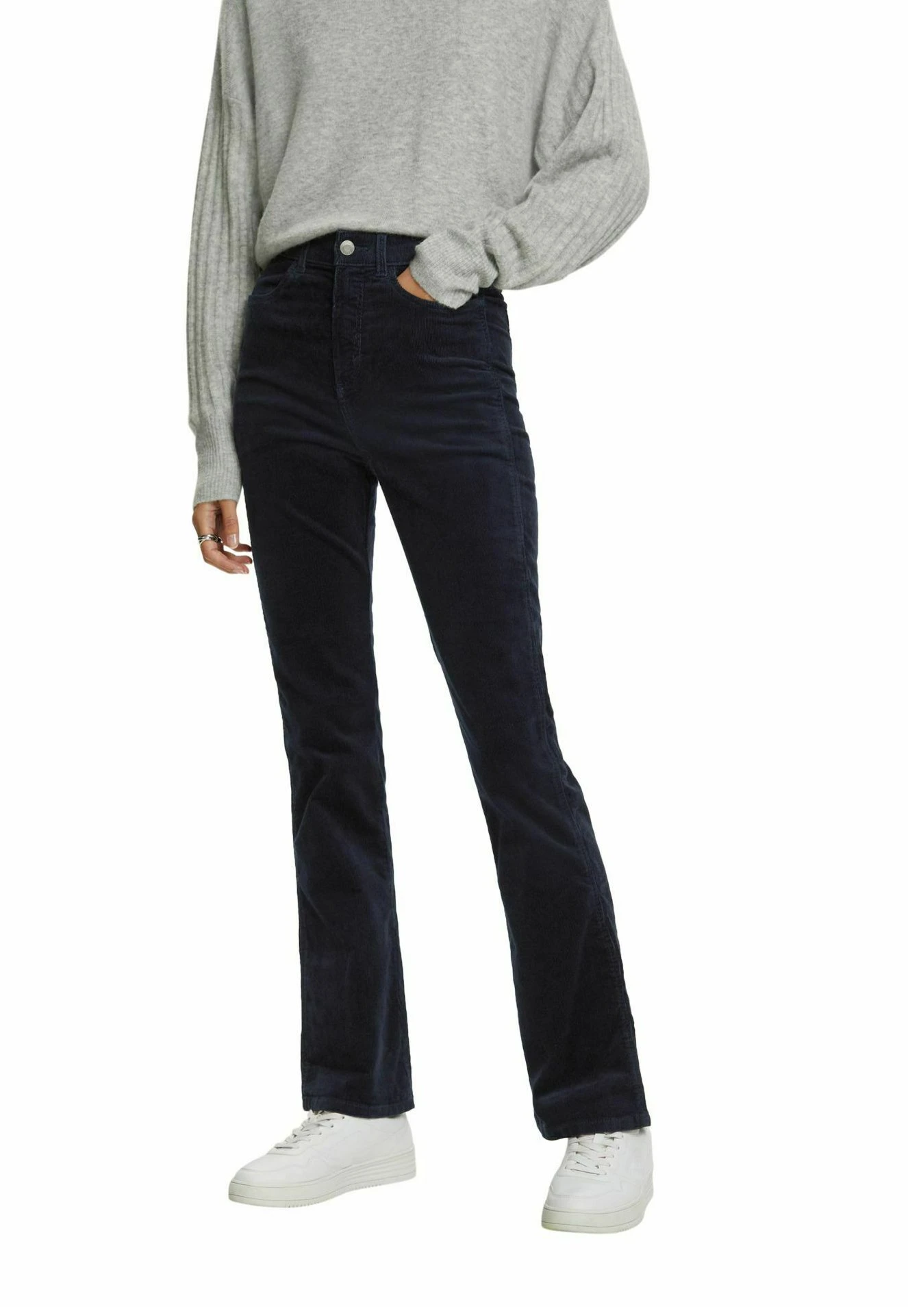 Edc By Esprit Mit -Schnitt Und Hohem BundPantaloniNavy Donna Pantaloni ED121A0NX-K11 6 Edc By Esprit Mit -Schnitt Und Hohem BundPantaloniNavy Donna Pantaloni ED121A0NX-K11 - immagine 6