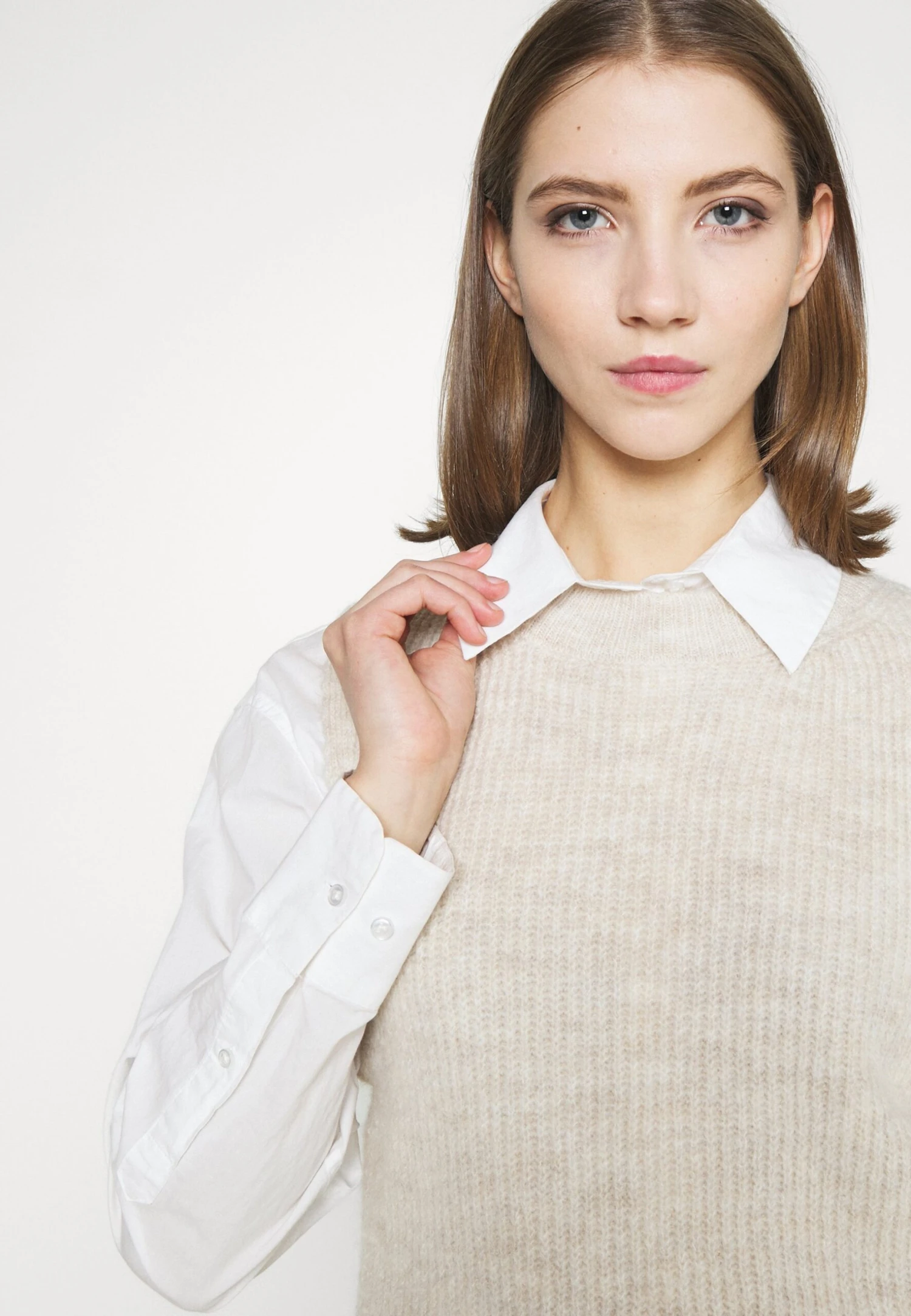 Vero Moda VmolinaTopBirch Melange Donna T-shirt E Top VE121I1MB-B11 4 Vero Moda VmolinaTopBirch Melange Donna T-shirt E Top VE121I1MB-B11 - immagine 4