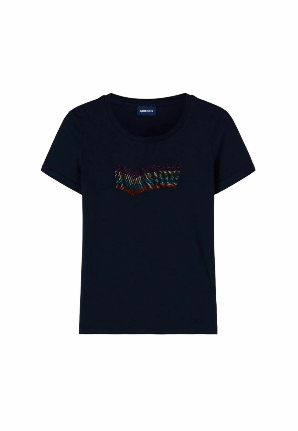 Gas T-Shirt Con StampaBlu Donna T-shirt E Top G1621D024-K11 1 Gas T-Shirt Con StampaBlu Donna T-shirt E Top G1621D024-K11