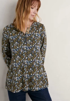 RissoCamicettaFolk Meadow Maritime Chalk Donna Camicie E Bluse SEZ21E055-T11