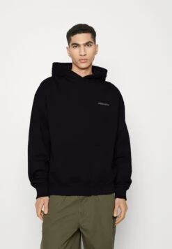 Pegador Logo Oversized Hoodie UnisexFelpaBlack Donna Felpe PEP21003D-Q13