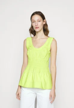 Gathered TankCamicettaGreen Apple Donna T-shirt E Top P1Y21E00L-M11 -Vendite Next d9caa8d0e90b4606b6e3ff229ac03ee5 scaled