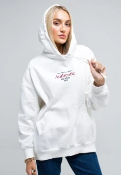 BIG STAR Gladdena - Felpa Con Cappuccio - Weiß