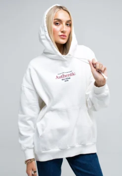 BIG STAR Gladdena - Felpa Con Cappuccio - Weiß