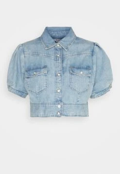 RE/DONE Midriff - Camicia - Blue Mist 12 RE/DONE Midriff - Camicia - Blue Mist -Vendite Next da8e2b356428470ab3175a59d5e4138e