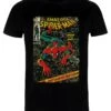 Marvel Spider Man Classic Spidey Front Cover - T-Shirt Con Stampa - Black