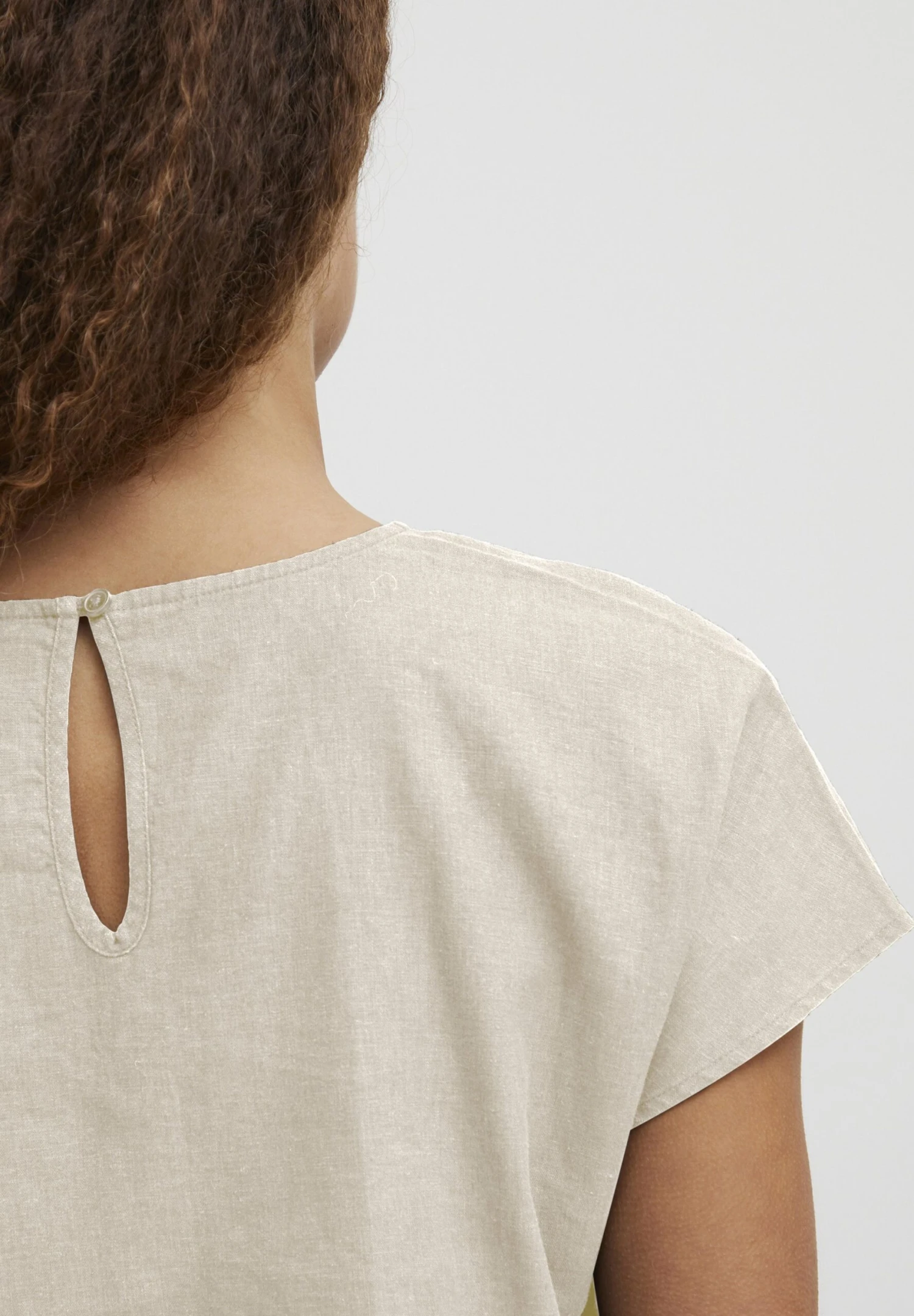 OXMO Sabine - Camicetta - Cement 5 OXMO Sabine - Camicetta - Cement - immagine 5