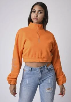 DragonsFelpaBurnt Orange Denim Donna Felpe PRK21E001-H11