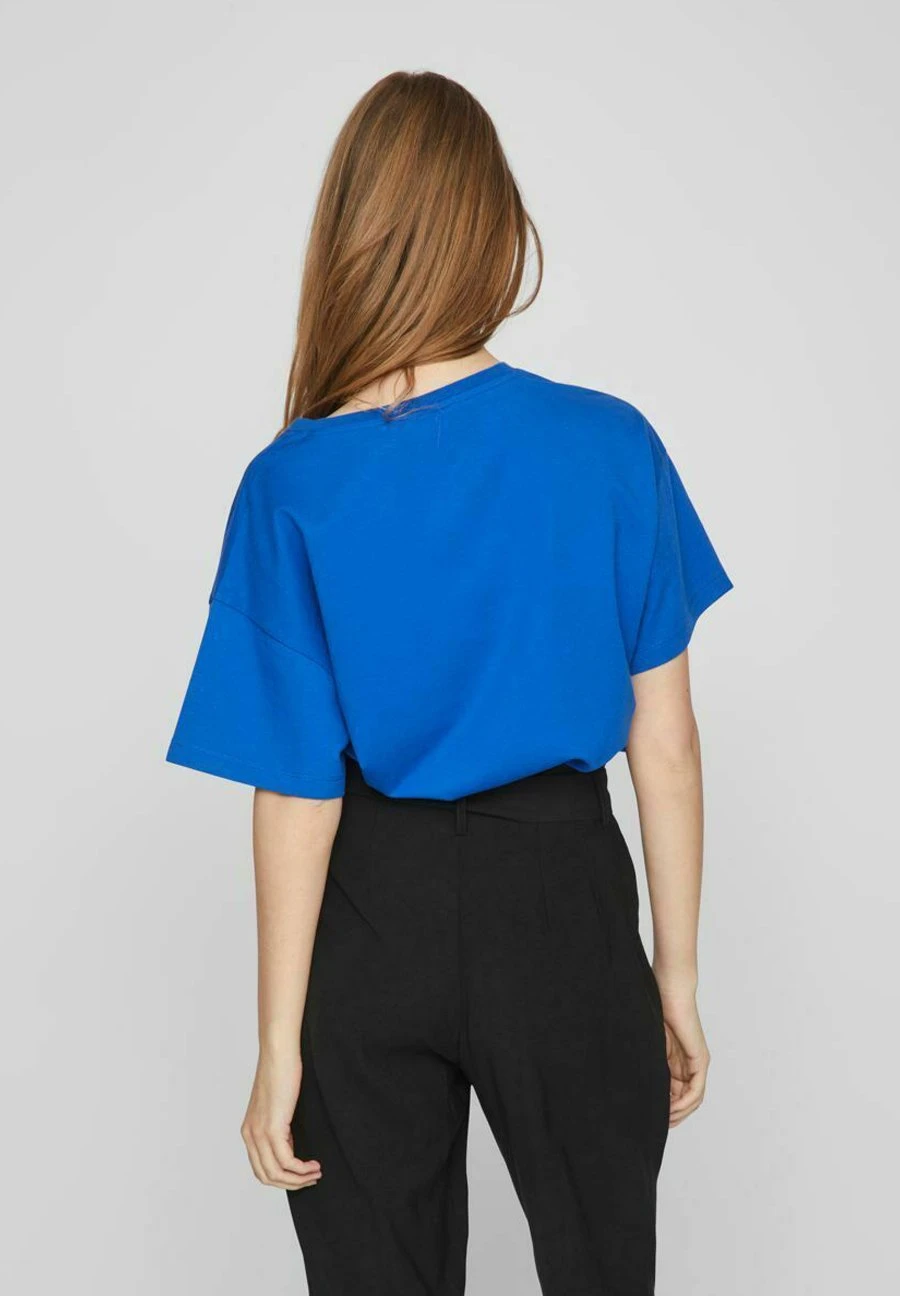 Vila Mit Kurzen ÄrmelnT-Shirt BasicLapis Blue Donna T-shirt E Top V1021D1ET-K11 3 Vila Mit Kurzen ÄrmelnT-Shirt BasicLapis Blue Donna T-shirt E Top V1021D1ET-K11 - immagine 3