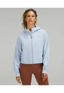 Lululemon FullFelpa Con ZipBlue Linen Donna Felpe LLS41G001-K11