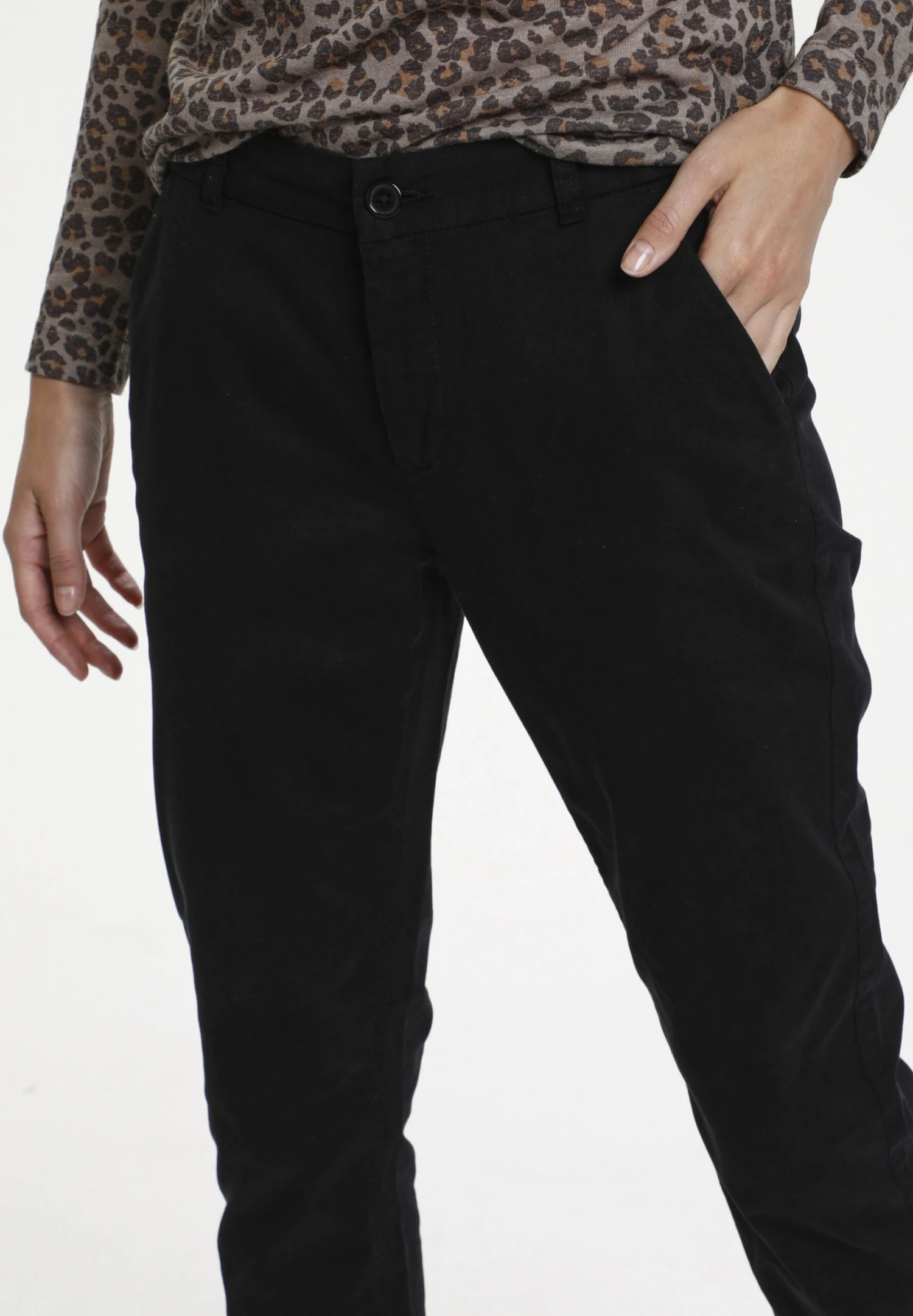 Culture ChinoBlack Donna Pantaloni CU221A06B-Q11 3 Culture ChinoBlack Donna Pantaloni CU221A06B-Q11 - immagine 3