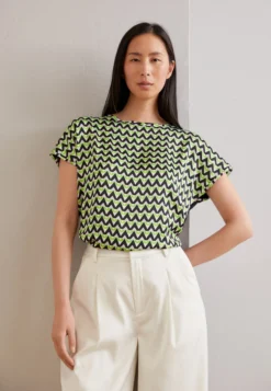 Marks & Spencer T-Shirt Con StampaGreen Donna Camicie E Bluse QM421E0FF-T11