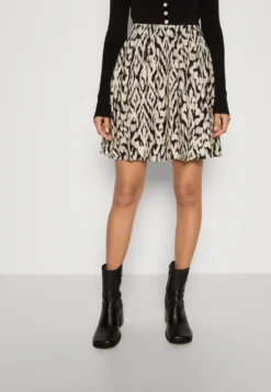 MOSS COPENHAGEN Vlora Skirt - Gonna A Campana - Cement Stroke