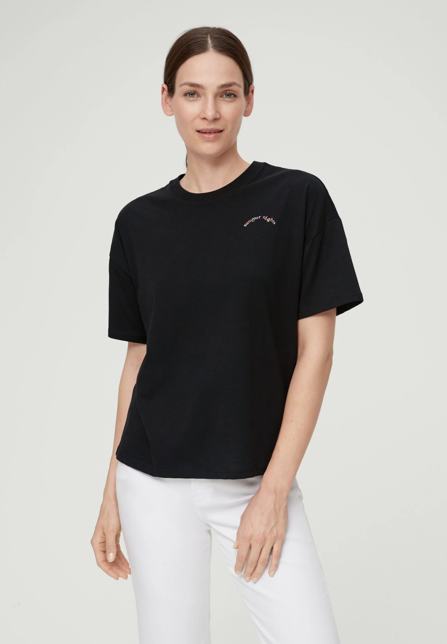 S.Oliver T-Shirt Con StampaSchwarz Donna T-shirt E Top SO221D2K0-Q11 1 S.Oliver T-Shirt Con StampaSchwarz Donna T-shirt E Top SO221D2K0-Q11