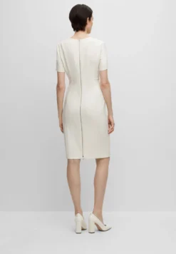 Boss V-Neck Business Dress With Short Sleeves And Full Length Zipper At The BackTubinoOpen White Donna Vestiti BB121C0SU-A11 -Vendite Next e8e84d1154dd4820921857959bc417c7 scaled