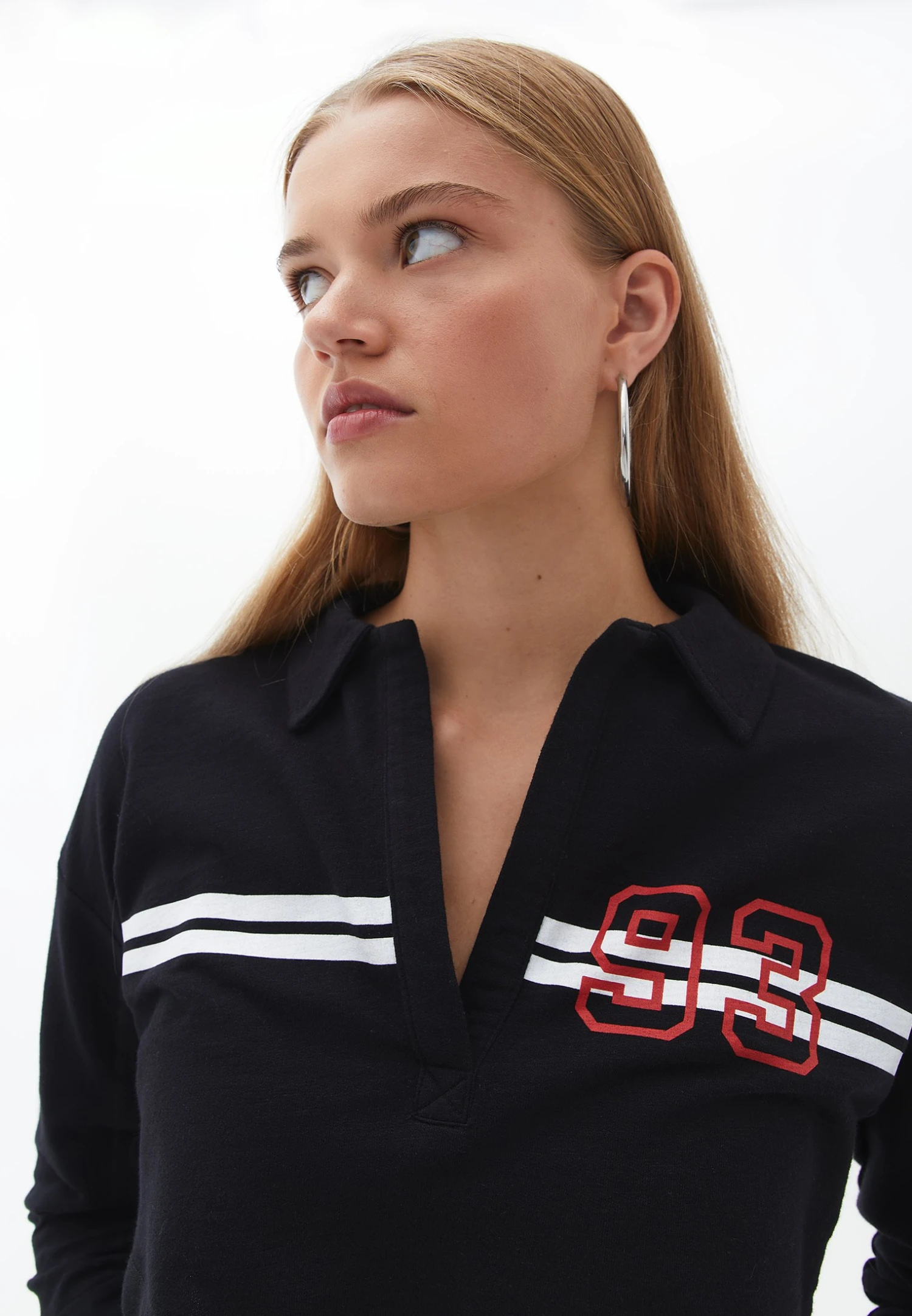 Mit Crop Schnitt - Felpa - Black 4 Mit Crop Schnitt - Felpa - Black - immagine 4