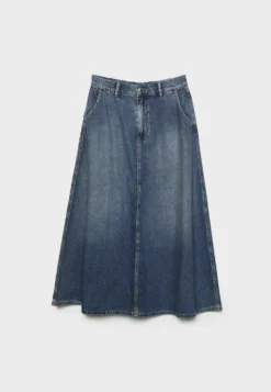 Stradivarius Layered - Gonna Di Jeans - Blue Denim -Vendite Next e9bd455891164ebba3da7509ed5ae201