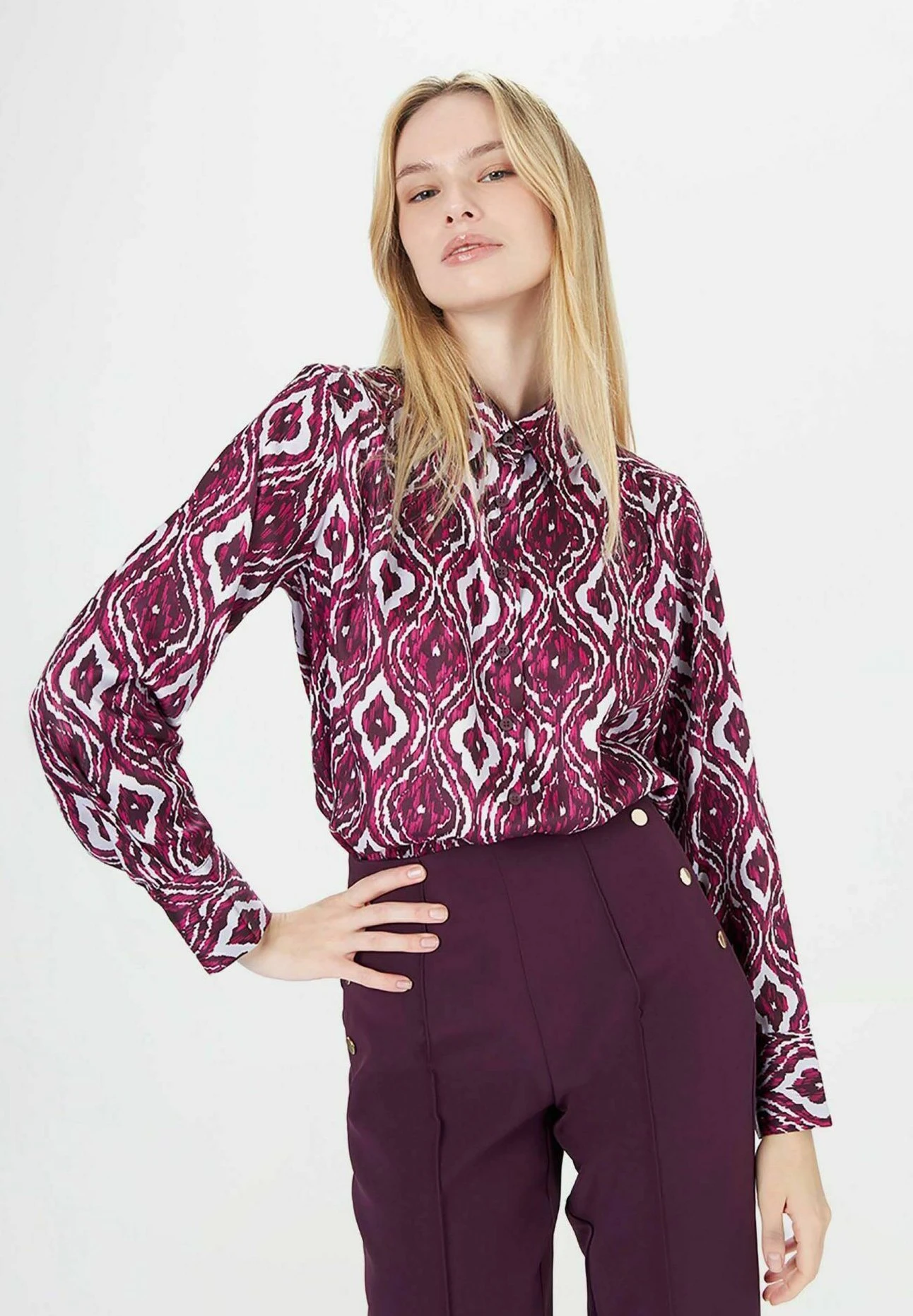 PrintedCamiciaFucsia Chiaro Donna Camicie E Bluse C4I21E0AT-J11 1 PrintedCamiciaFucsia Chiaro Donna Camicie E Bluse C4I21E0AT-J11