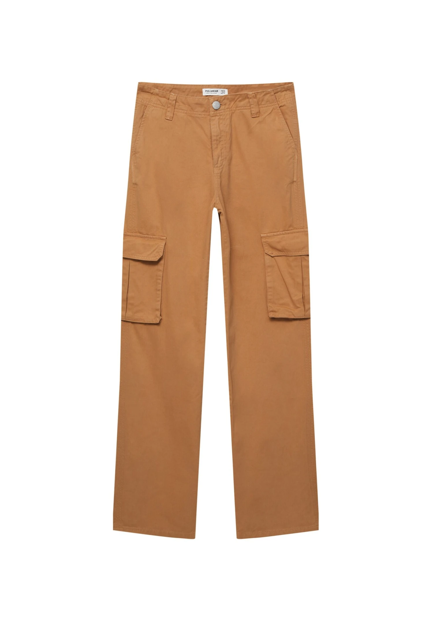 PULL & BEAR BasicPantaloni CargoCamel Donna Pantaloni PUC21A0UZ-B11 5 PULL & BEAR BasicPantaloni CargoCamel Donna Pantaloni PUC21A0UZ-B11 - immagine 5