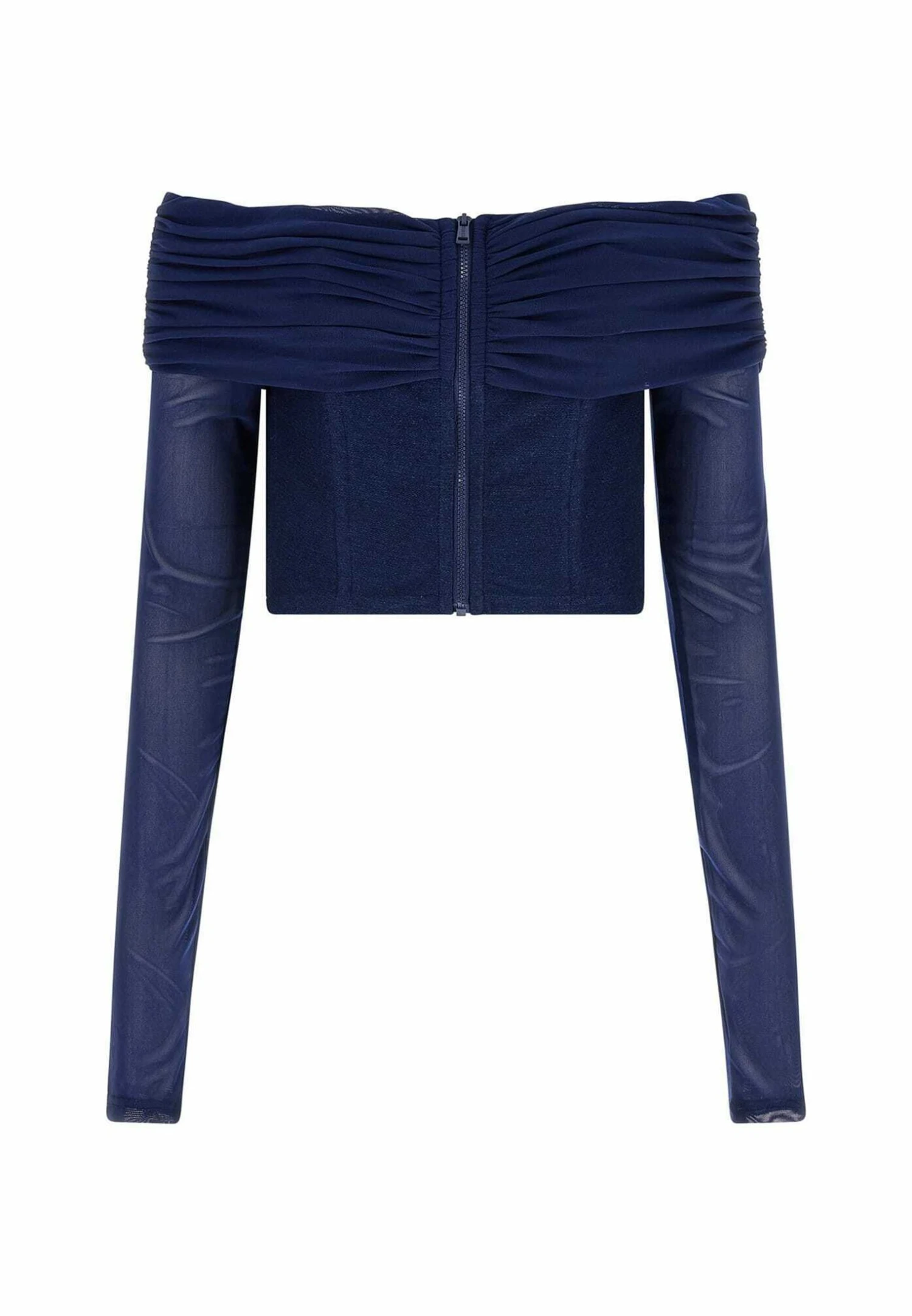 Guess Schulterfreies CamicettaBlau Donna Camicie E Bluse GU121E105-K11 4 Guess Schulterfreies CamicettaBlau Donna Camicie E Bluse GU121E105-K11 - immagine 4